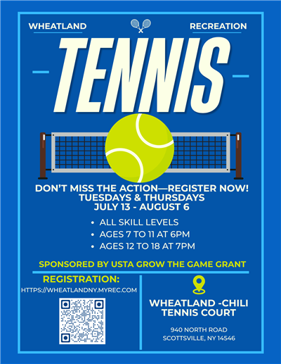 tennis flyer