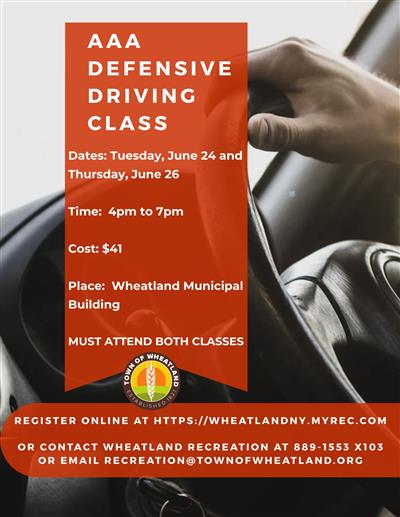 defensive driving flyer