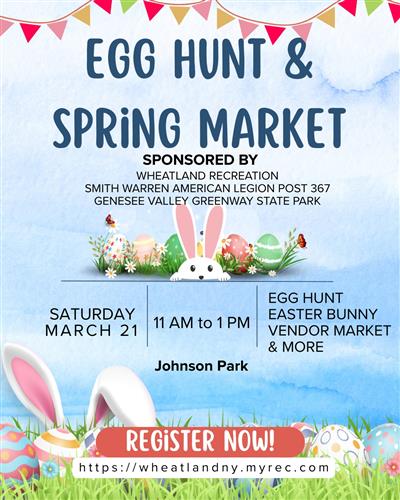 egg hunt flyer