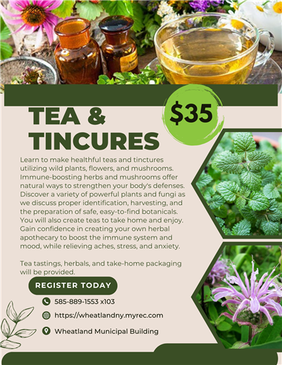 FLYER FOR TEA CLASS