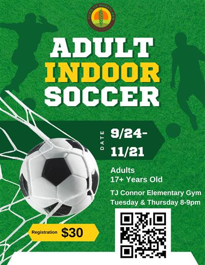 indoor soccer flyer