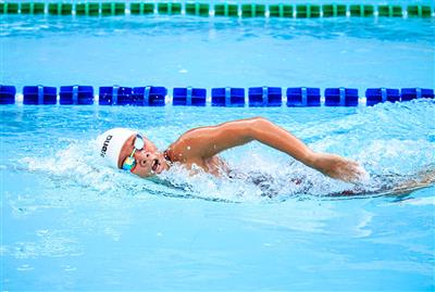 person swimming